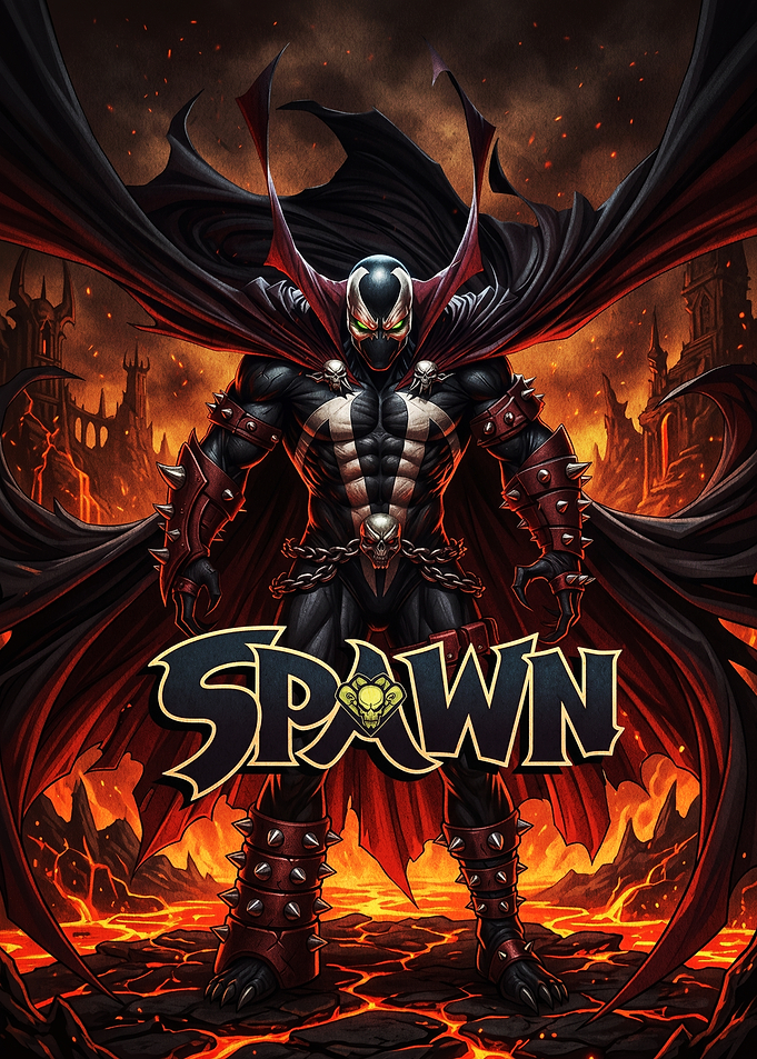 Spawn Comic Book Character Poster
