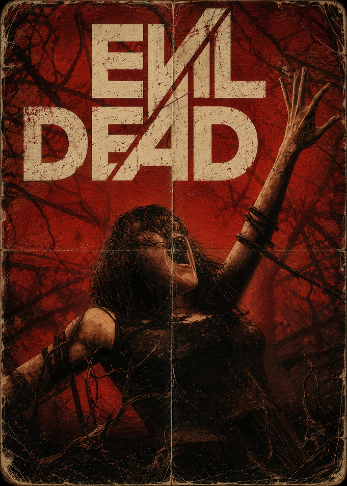 Evil Dead Horror Movie Poster
