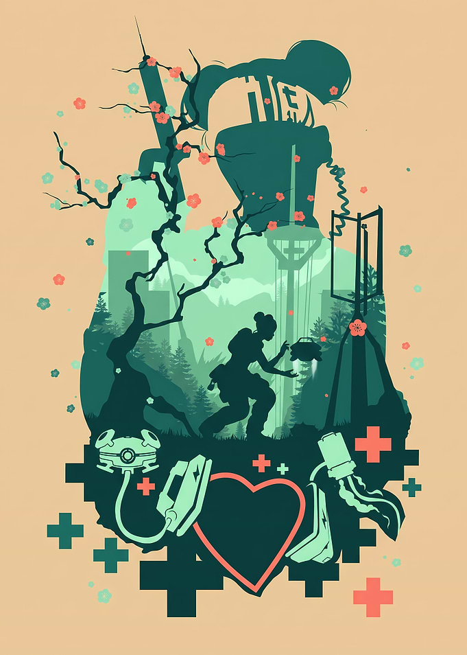 Apex Legends Lifeline Minimalist Poster