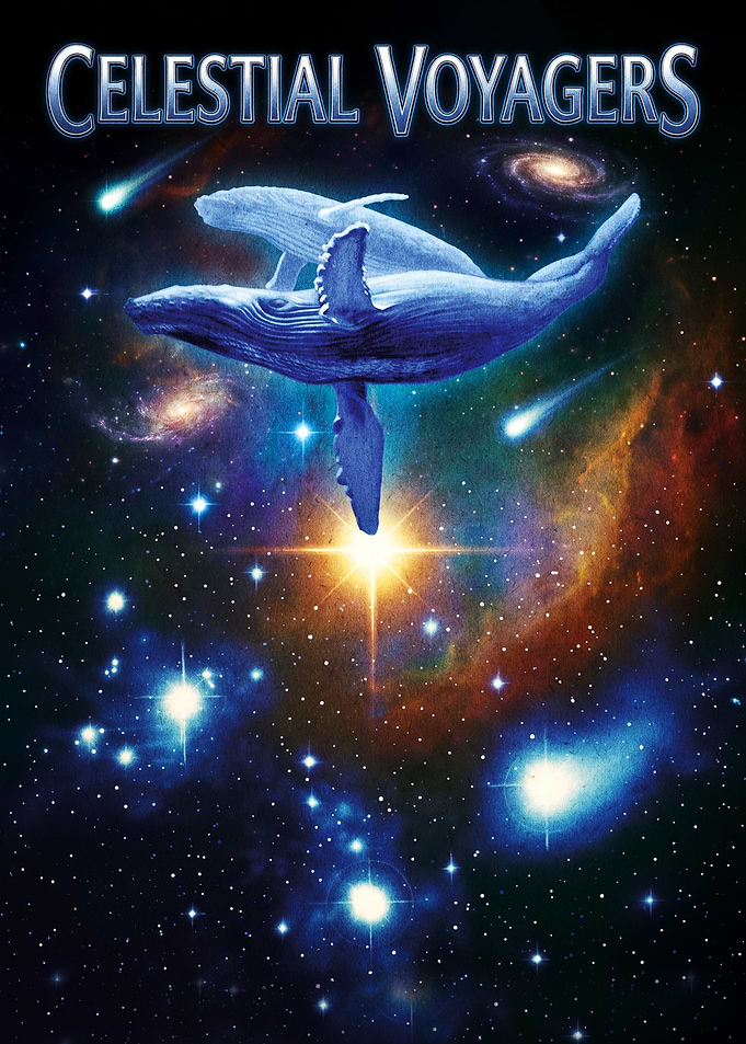 Celestial Voyagers Space Whale Poster