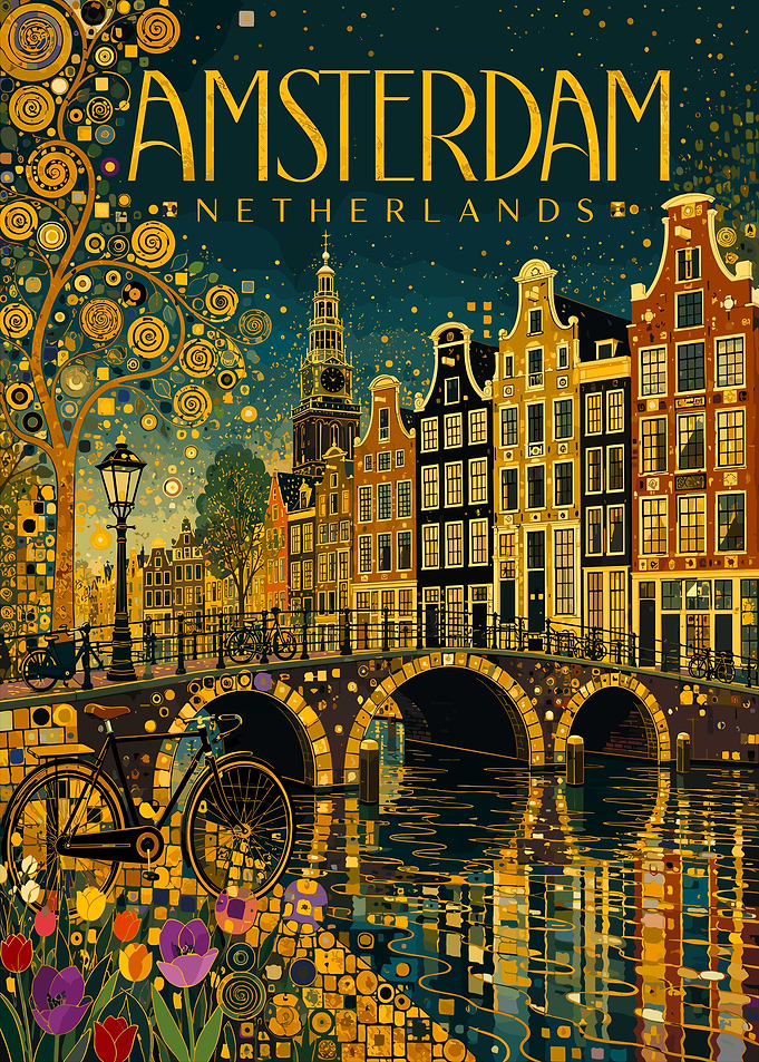 Amsterdam Netherlands Poster