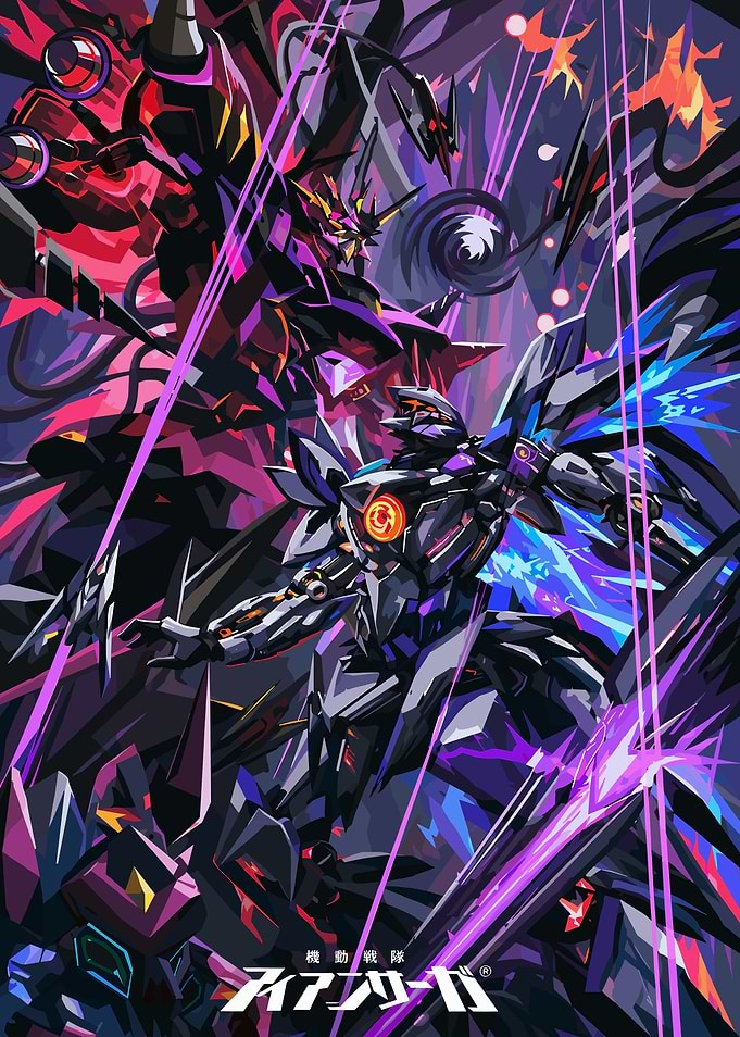 Iron Saga Mecha Battle Illustration