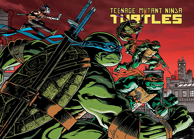 TMNT - Red Sky Over New York