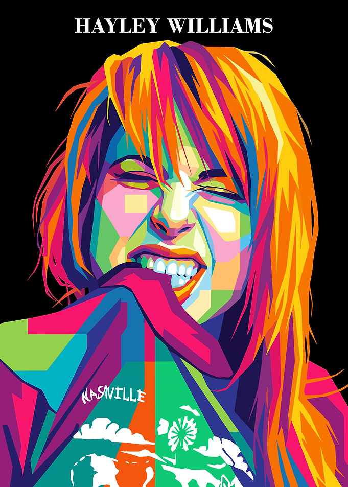 Hayley Williams Pop Art Portrait
