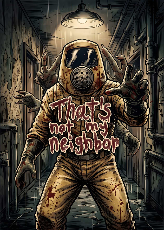 That's Not My Neighbor Horror Poster