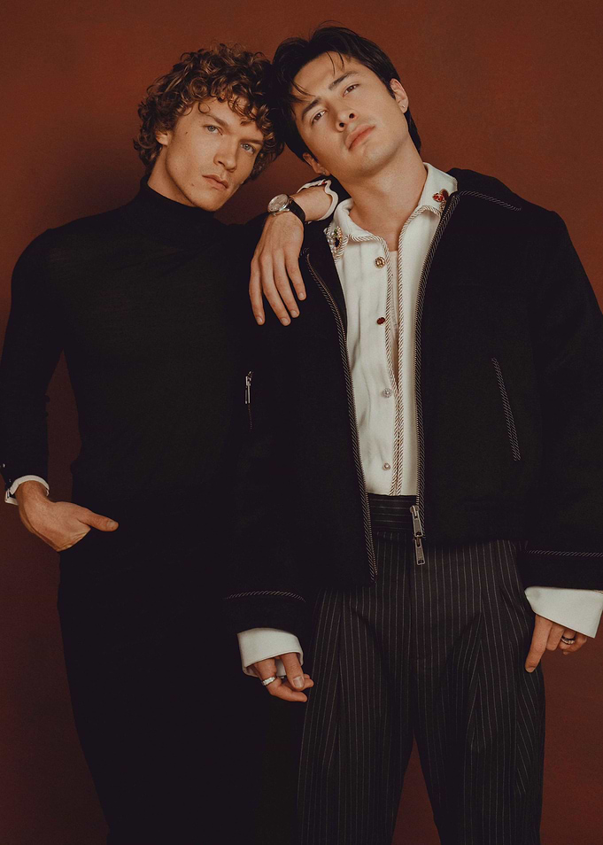Connor Storrie and Hudson Williams