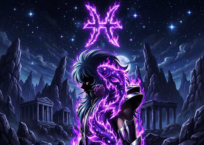 Pisces Saint Seiya Anime Art