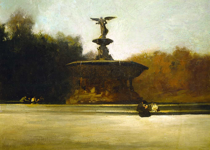 Bethesda Terrace Fountain Painting