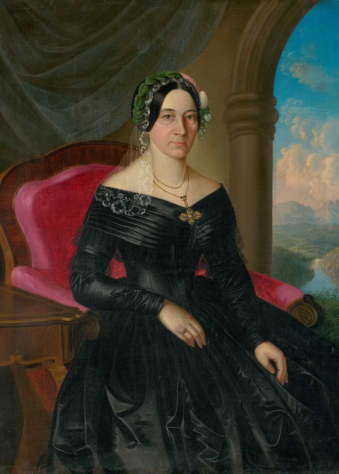 Portrait of a Woman in Black