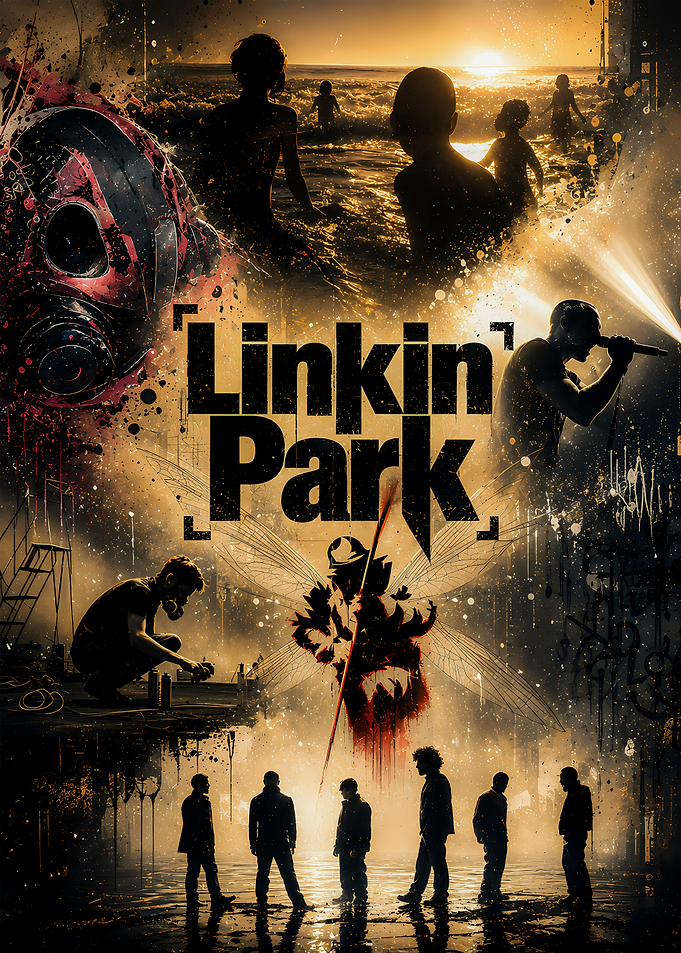Linkin Park Artistic Tribute Poster