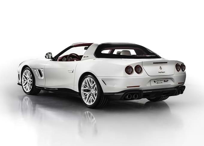 White Ferrari Veloce 12 Aperta
