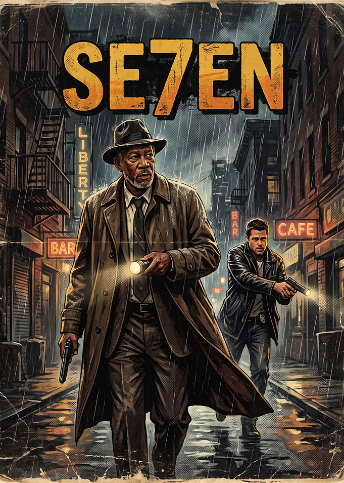 Se7en Movie Poster Art