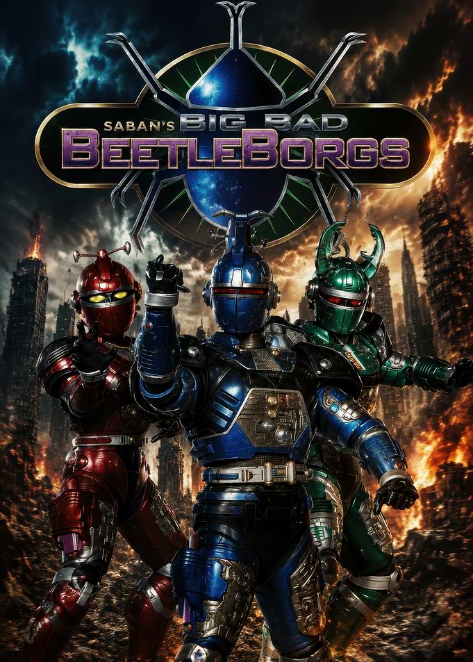 Saban's Big Bad Beetleborgs Poster