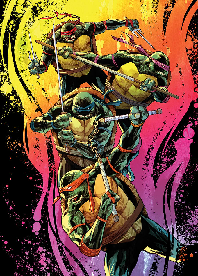 TMNT - Leonardo, Raphael, Michelangelo & Donatello