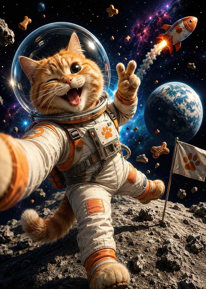 Astronaut Cat