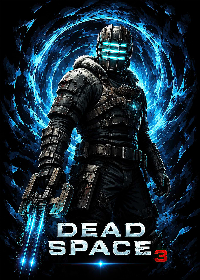 Dead Space 3 Isaac Clarke Poster