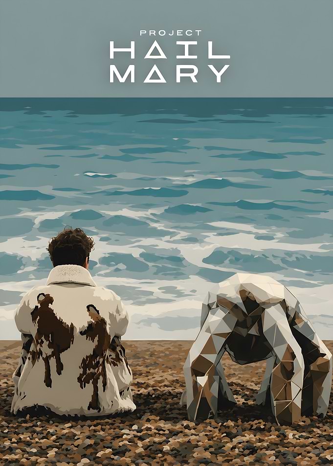Project Hail Mary Beach Poster