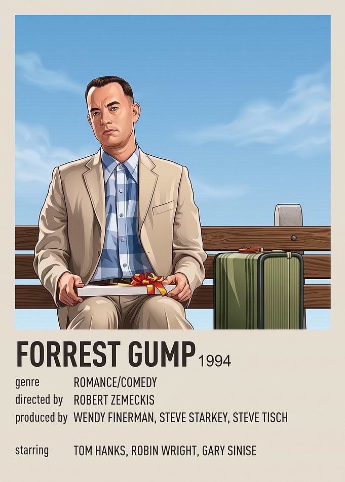 Forrest Gump Minimalist Art