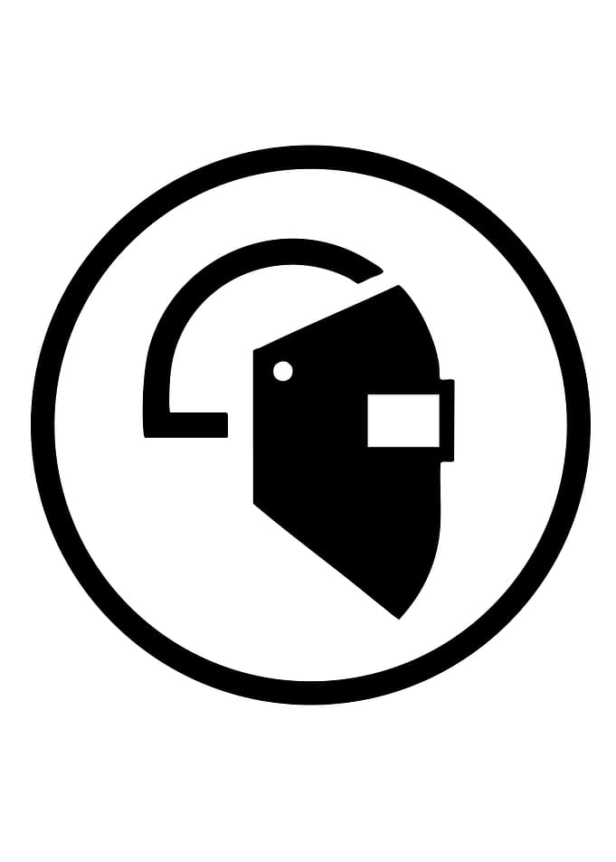 Welding Helmet Safety Icon
