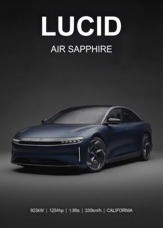 Lucid Air Sapphire Electric Sedan