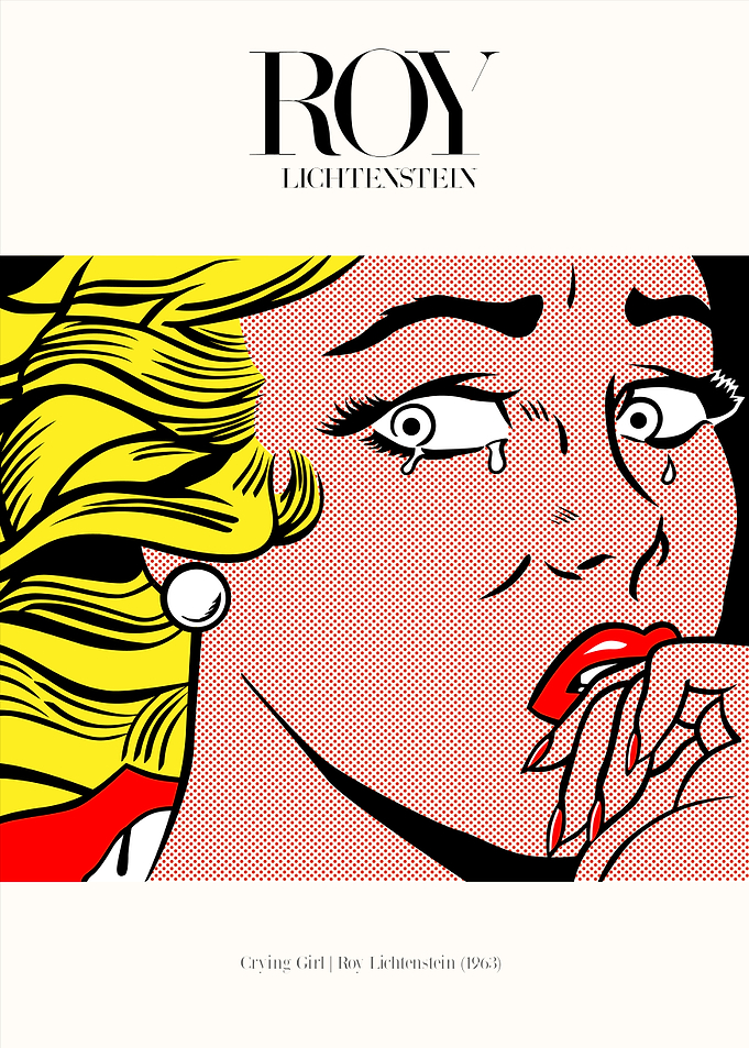 Roy Lichtenstein | Crying Girl 1963 Poster