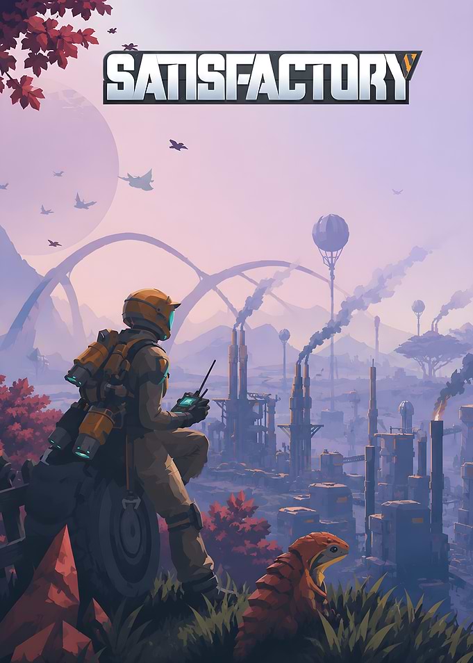 Satisfactory Game Poster
