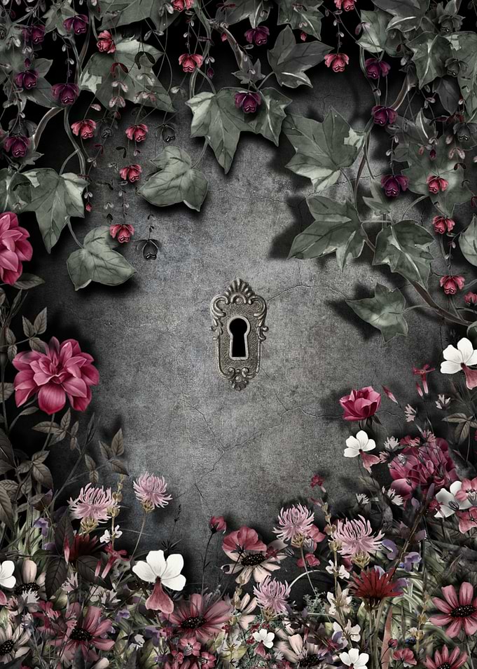 Gothic Secret Garden Keyhole