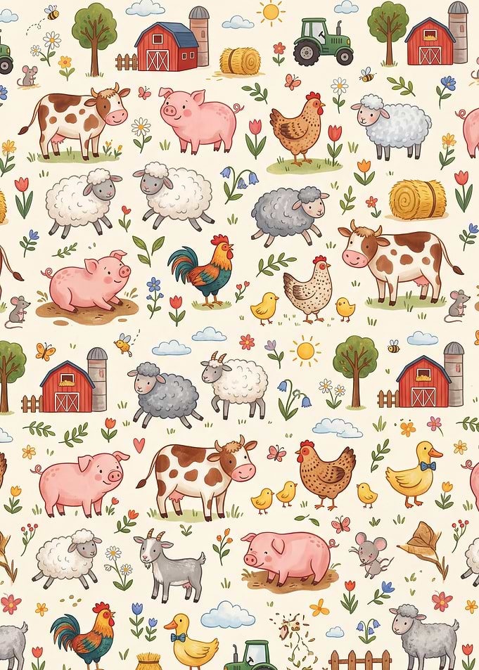 Cute Farm Animal
