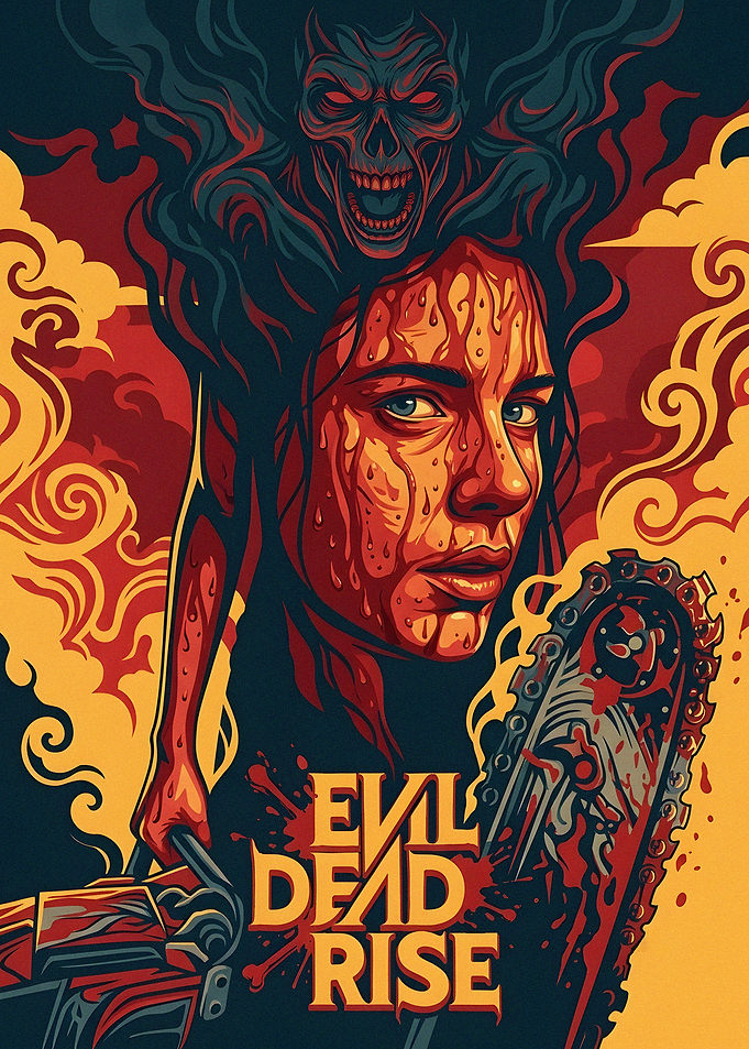 Evil Dead Rise Horror Movie Poster
