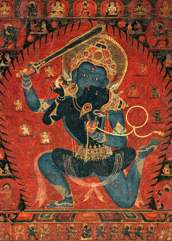 Achala with His Consort Vishvavajri - Nepal, Kathmandu Valley 1525-50