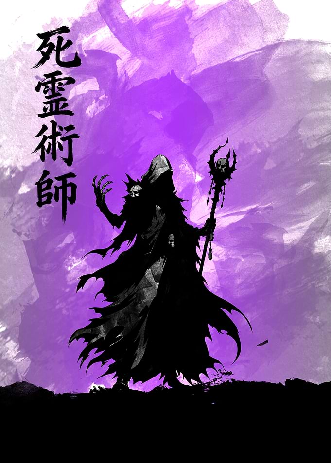 Dark Necromancer Fantasy Art