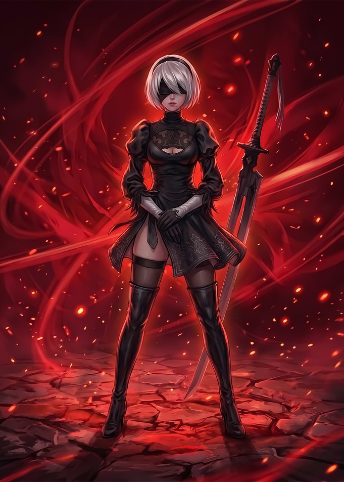 2B from NieR: Automata