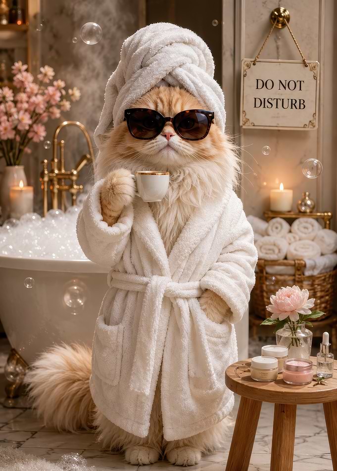 Luxury Spa Day Cat