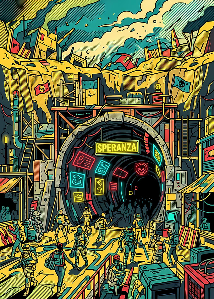 Post-Apocalyptic Underground Bunker Entrance