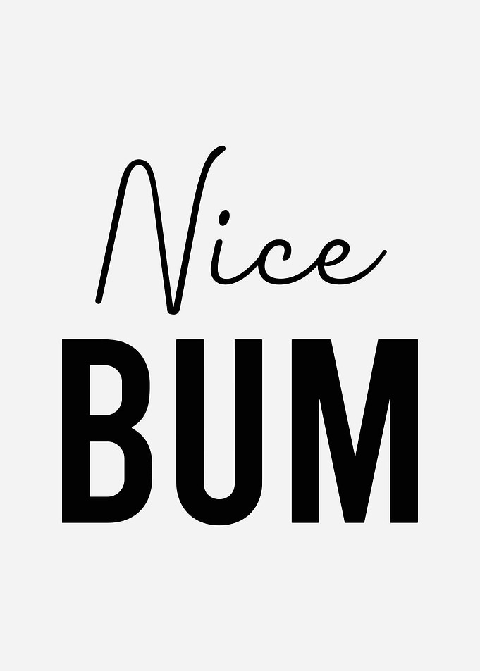 Minimalist Typography Wall Art Print with Elegant Script and Bold Modern Lettering