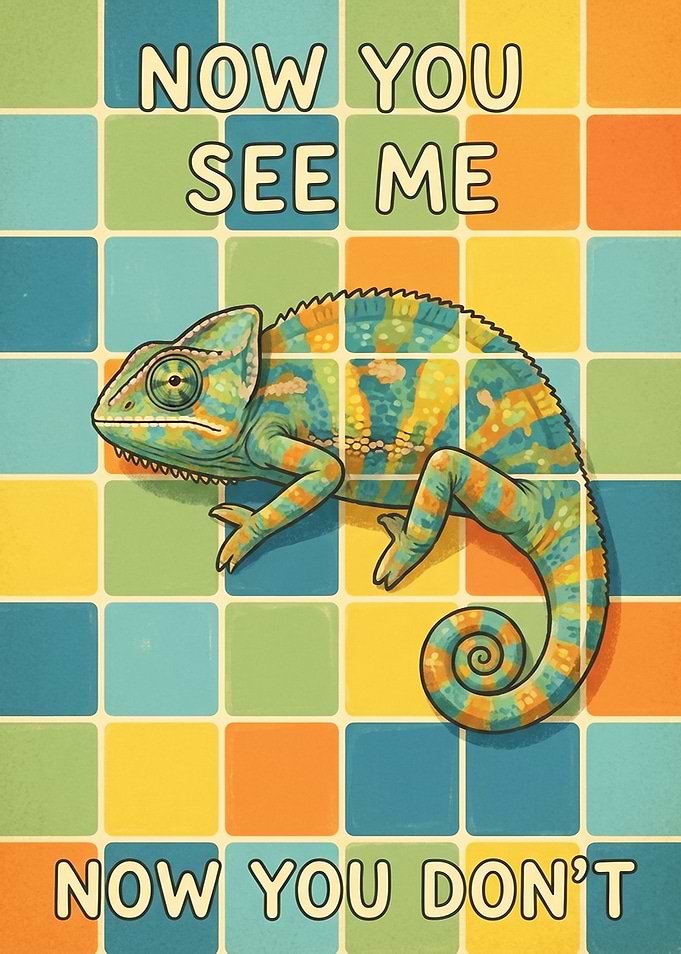 Now You See Me Chameleon Poster