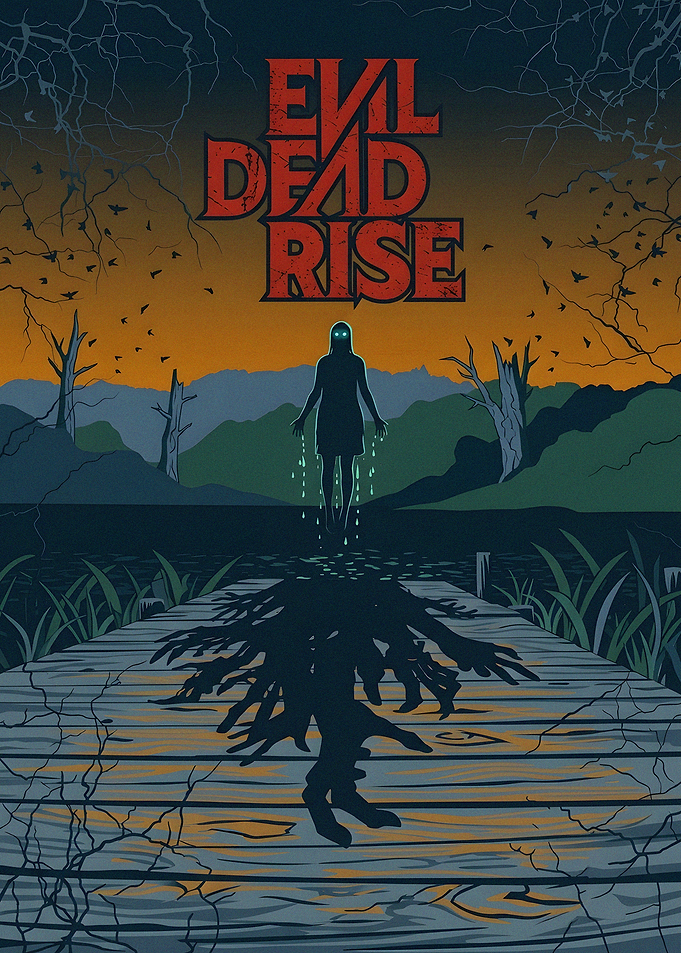Evil Dead Rise Movie Poster Art