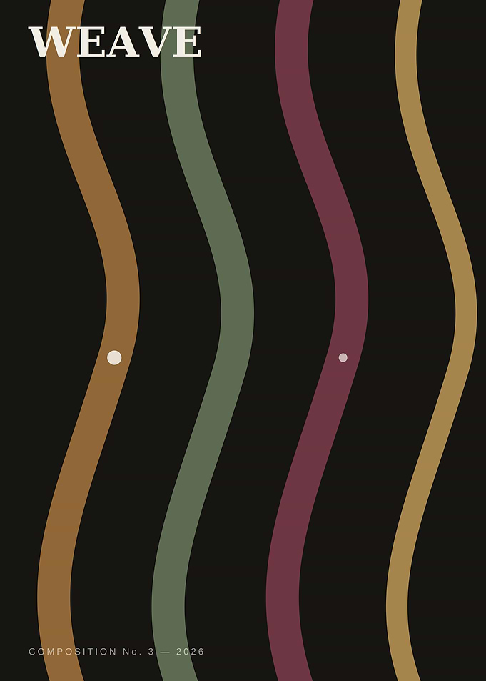 Minimalist Abstract Weave Poster