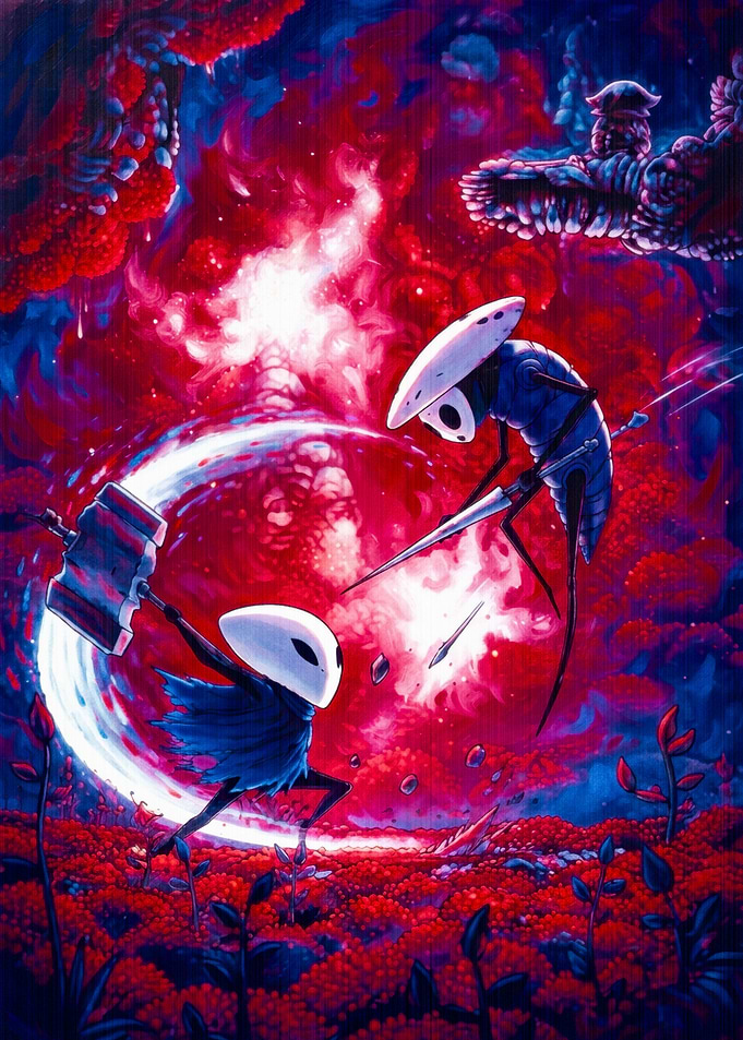 Hollow Knight Battle Scene