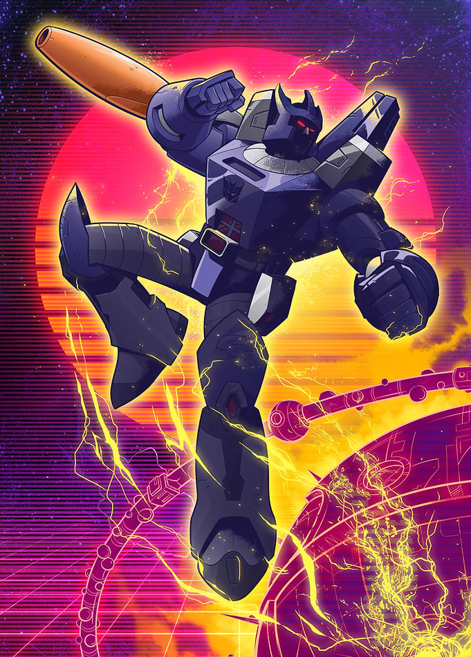 Transformers - Vaporwave Galvatron