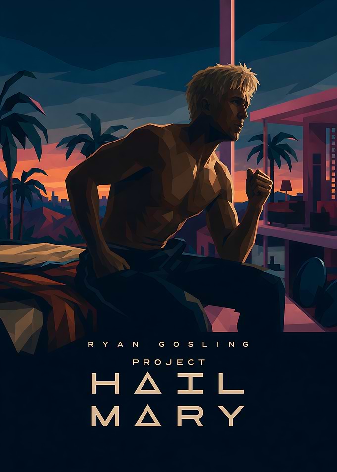 Project Hail Mary Ryan Gosling Poster