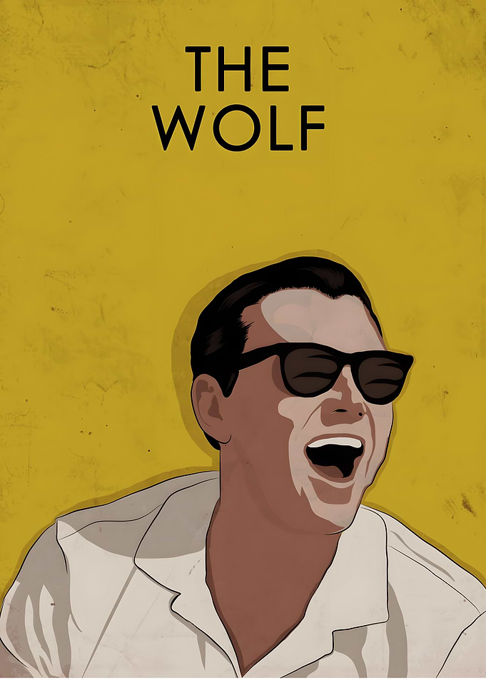 The Wolf Minimalist Movie Poster