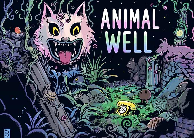 Animal Well Video Game Key Art