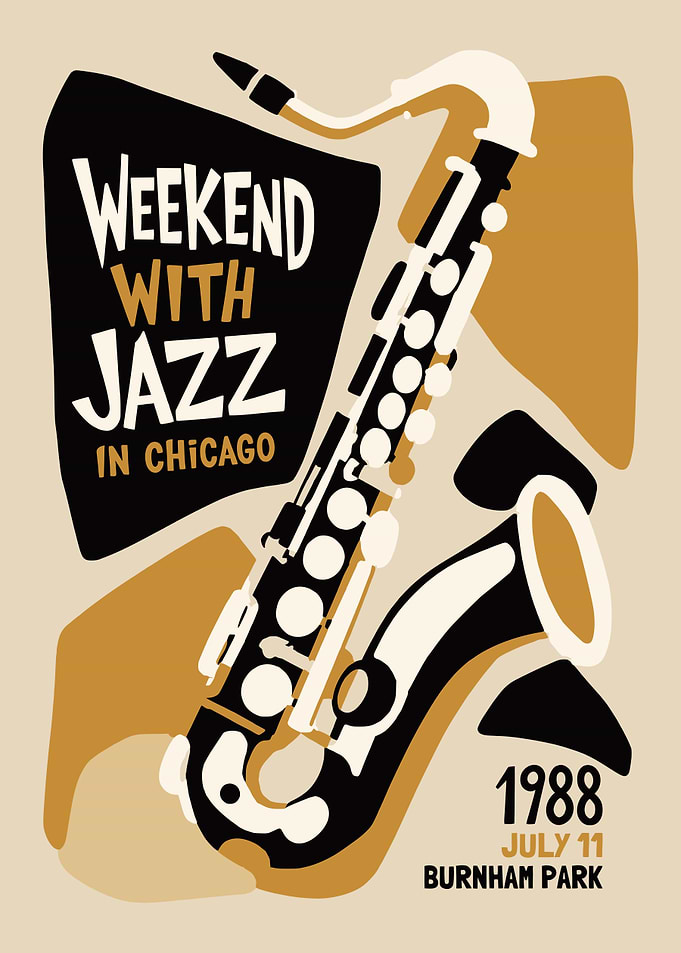 Weekend With Jazz Chicago Poster