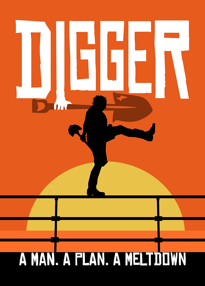 Digger Minimalist Movie Poster