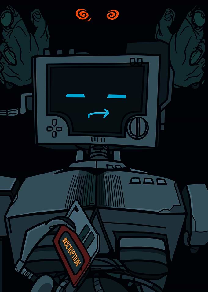 Inscryption P03 Robot Character Art