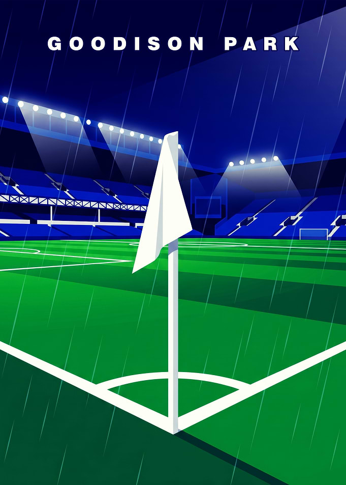 Goodison Park Stadium Poster