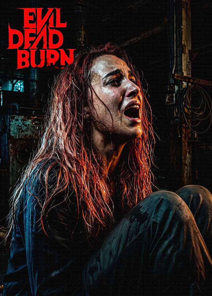 Evil Dead Burn Horror Movie Poster