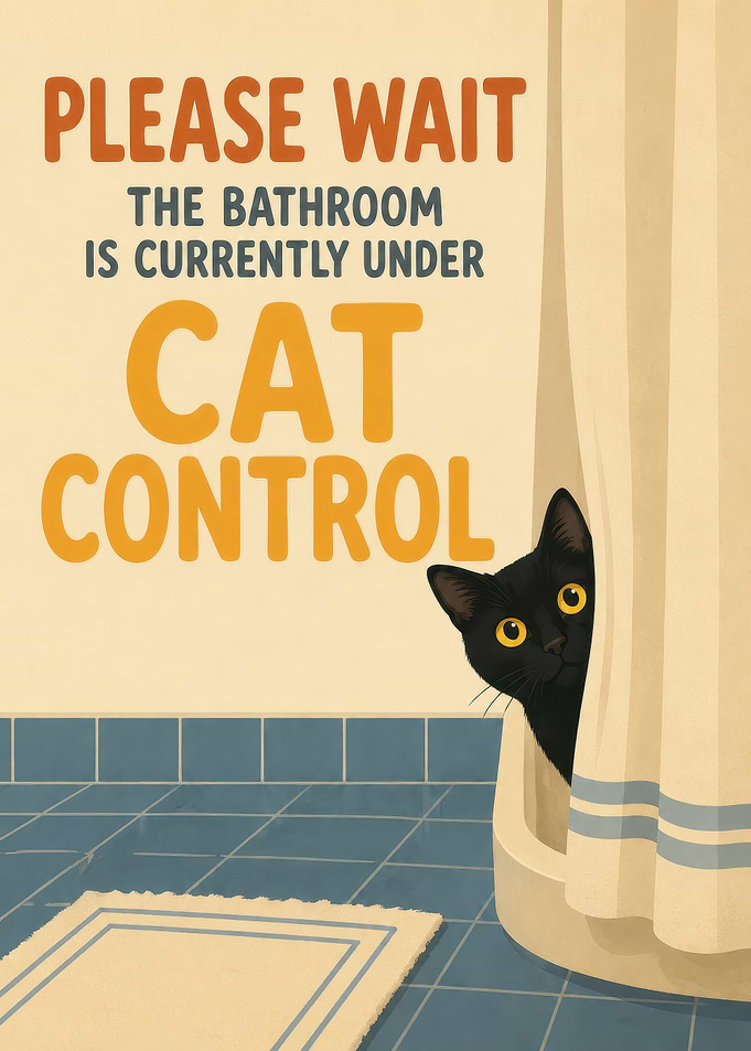 Bathroom Under Cat Control