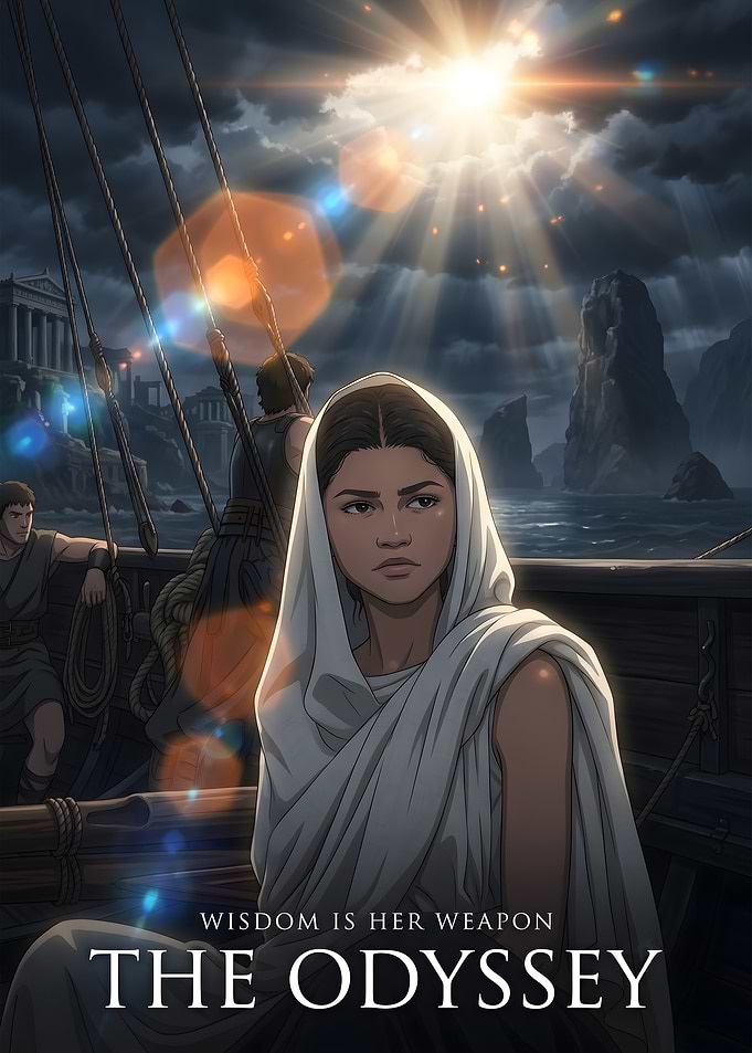 The Odyssey Movie Poster Shinkai Style